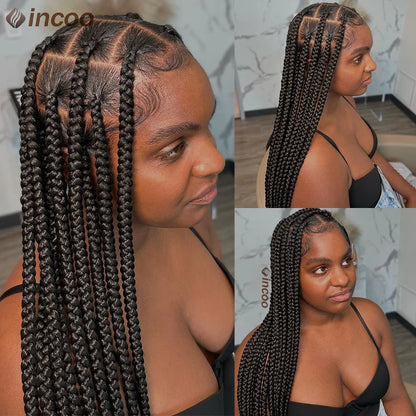 Incoo Jumbo Cornrow Braids: Full Lace Braided Wigs