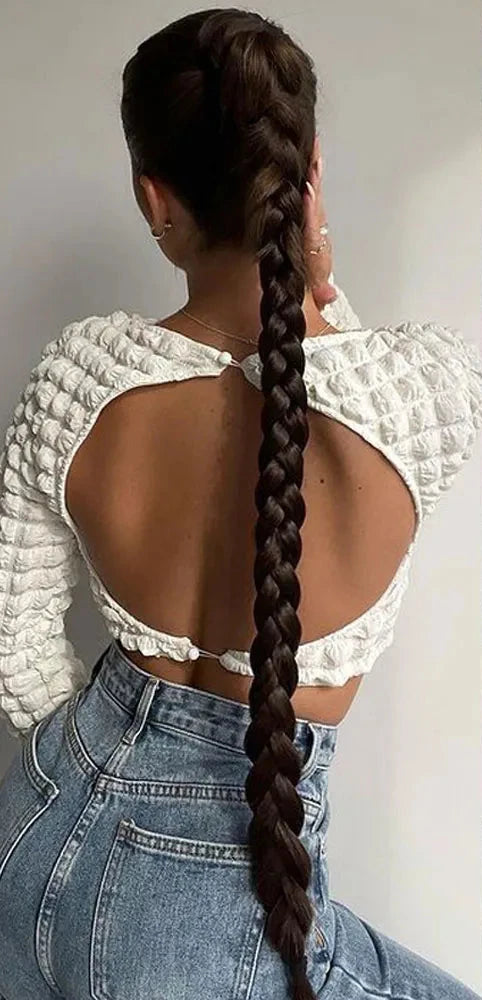 The "Plain Jane" European Ponytail Braid