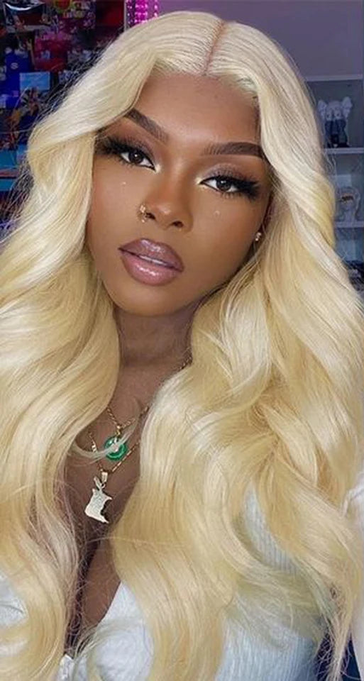 Bombshell Blonde: 100% Full Brazilian Body Wave Wig