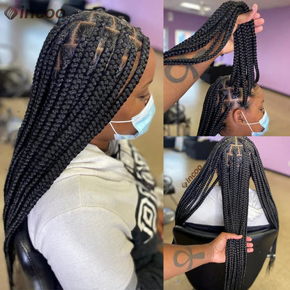 Incoo Jumbo Cornrow Braids: Full Lace Braided Wigs