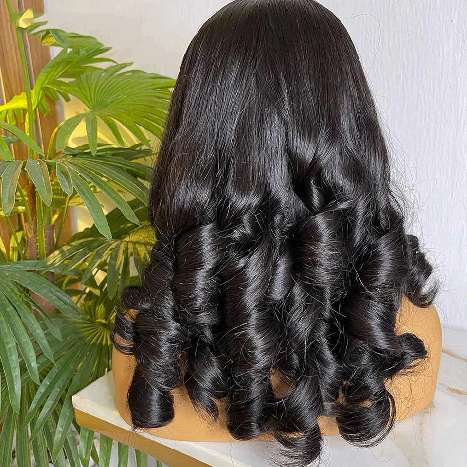 Jay-Cee Spiral Curl Lace Frontal Human Hair