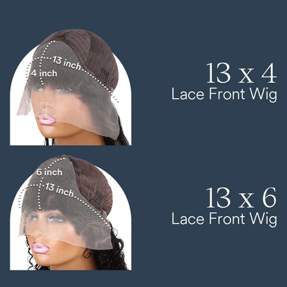 Flowy, Highlight Human Hair: Body Wave Lace Front Wig