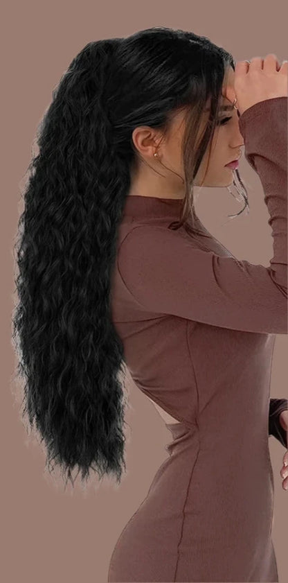 Water Wave Drawstring Ponytail